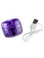 Наушники беспроводные K20, TWS, вкладыши, BT 5.0, 35/260 мАч, прозрачные, фиолетовые 10856938 - фото 16806879
