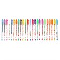 Набор гелевых ручек, 24 цвета, металлик, корпус с рисунком, в блистере на кнопке 127754 - фото 16849020