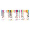 Набор гелевых ручек, 24 цвета, металлик, корпус с рисунком, в блистере на кнопке 127754 - фото 16849024