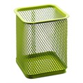Стакан для пишущих принадлежностей, квадратный, металлическая сетка, зелёный 160359 - фото 16849254 Стакан для пишущих принадлежностей, квадратный, металлическая сетка, зелёный 160359 - фото 16849254