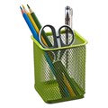 Стакан для пишущих принадлежностей, квадратный, металлическая сетка, зелёный 160359 - фото 16849255 Стакан для пишущих принадлежностей, квадратный, металлическая сетка, зелёный 160359 - фото 16849255