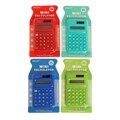 Калькулятор карманный с цветными кнопками, 8 - разрядный, МИКС 512427 - фото 16850020