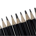 Набор карандашей чернографитных, 12 штук, твёрдость 2Н - 8В, гранённые, заточенные, в картонной коробке 539167 - фото 16850099