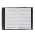 Записная книжка А7, 26 листов в линейку, обложка ПВХ, чёрная 546680 - фото 16850276
