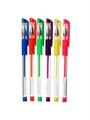 Набор гелевых ручек, 6 цветов, флуоресцентные, с резиновыми держателями 546746 - фото 16850283