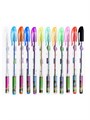 Набор гелевых ручек, 12 цветов, металлик 546747 - фото 16850301