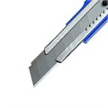 Нож канцелярский с лезвием 18 мм, с металлическими направляющими, с фиксатором, МИКС 550226 - фото 16850505