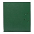 Папка-регистратор А4, 75 мм, Calligrata, ПВХ, тиснение "лен", металлическая окантовка, карман на корешок, собранная, зеленая, микс 642496 - фото 16851566