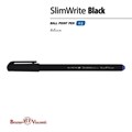 Ручка шариковая SlimWrite. BLACK, стержень синий, узел 0.5 мм 1113848 - фото 16855199