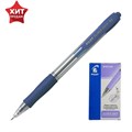 Ручка шариковая автоматическая PILOT Super Grip, резиновый упор, 1.0 мм, масляная основа, стержень синий 1194455 - фото 16855630