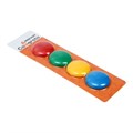Набор магнитов для доски, 4 шт., d-4 см, на блистере, МИКС 1158241 - фото 16855729