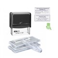 Штамп автоматический самонаборный COLOP Printer С 50 SET-F, рамка, 6/8 строк, 2 кассы, чёрный 1266866 - фото 16856721