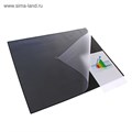 Накладка на стол Durable, 650 × 520 мм, нескользящая основа, верхний прозрачный лист, чёрная 1344442 - фото 16856847