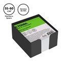 Блок бумаги для записей Стамм "Офис", 8 x 8 x 4 см, в пластиковом боксе, 60 г/м², МИКС 1382699 - фото 16857521