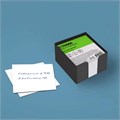 Блок бумаги для записей Стамм "Офис", 8 x 8 x 4 см, в пластиковом боксе, 60 г/м², МИКС 1382699 - фото 16857523