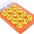 Магниты для доски, "Смайл", d - 2 см, набор 12 штук, блистер, Calligrata 1300209 - фото 16857741
