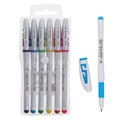 Набор гелевых ручек, 6 цветов, корпус с цветными вставками, в блистере 1399312 - фото 16858137