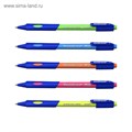 Ручка шариковая ErichKrause ErgoLine Kids Ultra Glide, первоклассника, эргономичный держатель, корпус Soft-touch, узел 0.7 мм, чернила синие, микс, блистер 1865855 - фото 16858913