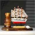 Набор настольный «Корабль» с подставкой для ручек, 12 х 13 х 6 см 1531155 - фото 16858931