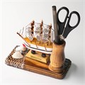 Набор настольный «Корабль» с подставкой для ручек, 12 х 13 х 6 см 1531155 - фото 16858933