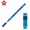 Ручка шариковая Schneider Slider Edge F, узел 0.8 мм, трёхгранный корпус, чернила синие 1970978 - фото 16859585