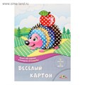 Картон цветной двусторонний А4, 6 листов, 6 цветов "Ромашки", 200 г/м², с рисунком 1999537 - фото 16859606