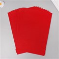 Фетр клеевой жёсткий "Красный" 1 мм (набор 10 листов) формат А4 1644549 - фото 16859902