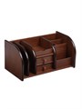 Органайзер 7 секций, 2 выдвижных ящика, серия Орех с кантом темным, 16*30*15см 2273904 - фото 16861110