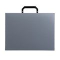 Папка-портфель А4, 1 отделение, 700 мкм, Calligrata, до 300 листов, серая 3258456 - фото 16865671