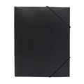 Папка на резинке А4, 500 мкм Calligrata, корешок 4 мм, до 300 листов, тиснение "песок", чёрная 3258485 - фото 16865702