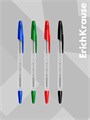 Набор ручек шариковых 4 цвета ErichKrause R-301 Classic Stick, узел 1.0 мм, чернила: синие, чёрные, красные, зелёные, длина линии письма 2000 метров, европодвес 3395634 - фото 16865763