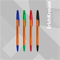 Набор ручек шариковых 4 цвета R-301 Orange Stick, узел 0.7 мм, чернила: синие, чёрные, красные, зелёные, длина линии письма 2000 метров, европодвес 3511815 - фото 16866242