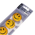 Магниты для досок "Смайлики" 40 мм, 4 штуки, GLOBUS желтые 3551789 - фото 16866433