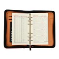 Органайзер на кольцах А6, 96 листов в линейку, на молнии с 3-х сторон, кожзам, МИКС 3567586 - фото 16867482