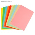 Бумага цветная двусторонняя А3, 20 листов, 10 цветов, тонированная 3809504 - фото 16868859