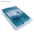 Набор механизмов для скоросшивания СТАММ, пластик, 100 шт., синие 4134407 - фото 16869581