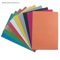 Набор для детского творчества А4, 10 листов картон цветной немелованный + 16 листов бумага цветная двусторонняя 3802501 - фото 16870221