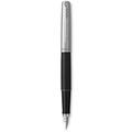 Ручка перьевая Parker Jotter Core F63 Bond Street Black CT M, корпус из нержавеющей стали 4579342 - фото 16873520