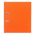 Папка-регистратор А4, 75 мм, Calligrata, ПВХ, тиснение "лен", металлическая окантовка, карман на корешок, собранная, оранжевая, микс 4665791 - фото 16873875