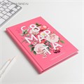Ежедневник в твердой обложке А5, 80 л   «С 8 марта, цветы», 4599502 - фото 16874147