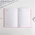 Ежедневник в твердой обложке А5, 80 л   «С 8 марта, цветы», 4599502 - фото 16874148