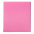 Папка-регистратор А4, 75 мм, Calligrata, полипропилен, металлическая окантовка, карман на корешок, собранная, розовая 4705106 - фото 16874201