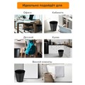 Корзина для бумаг и мусора Uni, 14 литров, пластик, черная 4754042 - фото 16874771