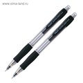 Набор карандашей механических Pilot Super Grip, 0.5 мм, резиновый упор, черные, 2 штуки 4825362 - фото 16875752