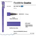 Ручка шариковая Firstwrite Creative, узел 0.5 мм, синие чернила, матовый корпус Silk Touch, МИКС 4939478 - фото 16876718