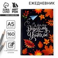 Ежедневник учителя «Самому дорогому учителю», формат А5, твёрдая обложка картон 7БЦ, 160 листов 4754468 - фото 16877302