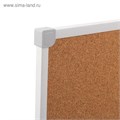 Доска пробковая 90х120 см, Calligrata, в ПВХ рамке белого цвета 5231999 - фото 16879667