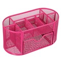Подставка для канцелярских мелочей 9 отделений, сетка металл, розовая 5117884 - фото 16880464 Подставка для канцелярских мелочей 9 отделений, сетка металл, розовая 5117884 - фото 16880464