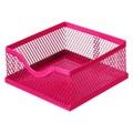 Подставка для канцелярских мелочей 7 отделений, сетка металл, розовая 5117889 - фото 16880493