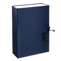 Короб архивный с завязками А4, Calligrata, 100 мм бумвинил, до 800 листов, синий 5420974 - фото 16880772